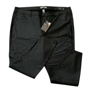 Refuge Pants Womens 24 Flat Front High Rise Skintight Legging Stretch Dark Wash